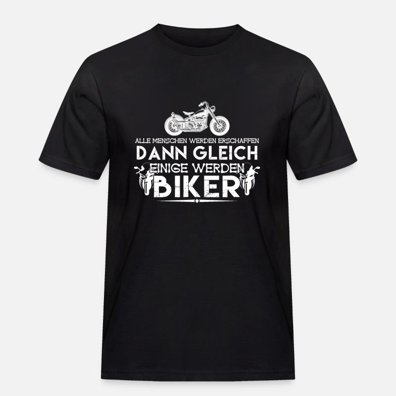 ich bin Biker | Biker - Männer Workwear T-Shirt - Schwarz