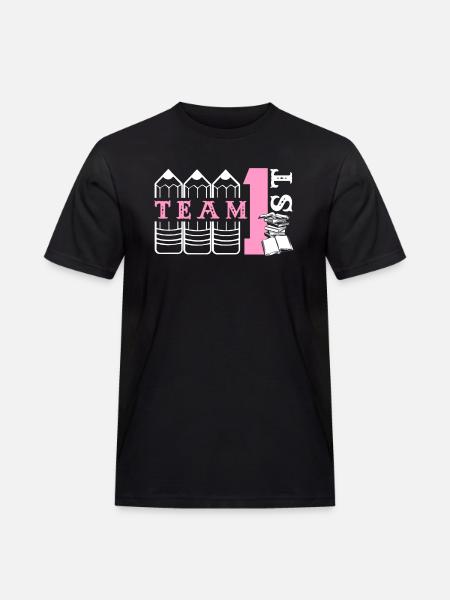 Team 1st Grade Teacher - Men's Workwear T-Shirt - black