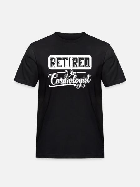 Cardiologist Retired Cardiologist - Men's Workwear T-Shirt - black