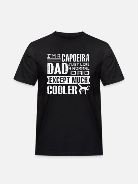 Cooler Capoeira Dad - Men's Workwear T-Shirt - black