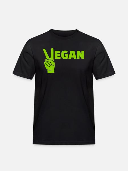 Vegan - T-shirt Workwear homme - noir