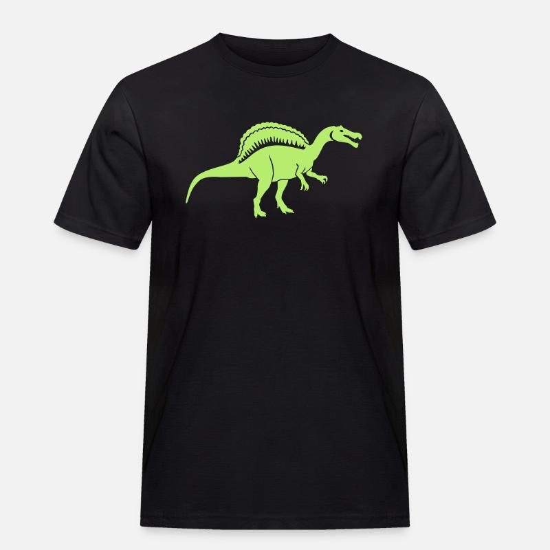 Spinosaurus - Männer Workwear T-Shirt - Schwarz