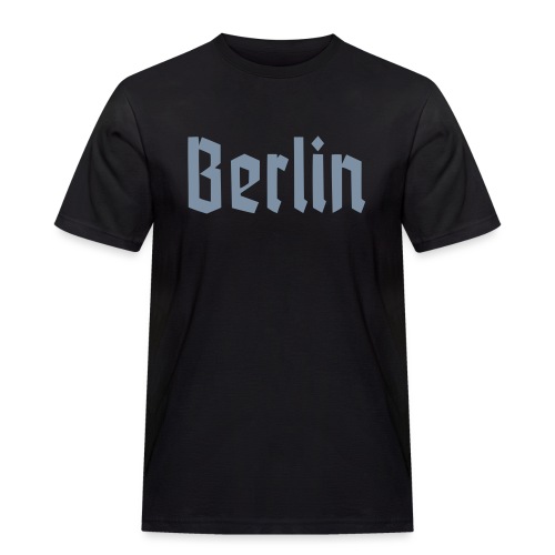 BERLIN Fraktur - Männer Workwear T-Shirt