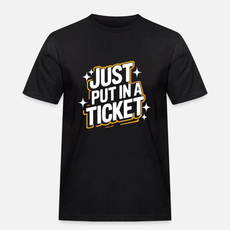 Technical Support Computer - Men's Workwear T-Shirt - black