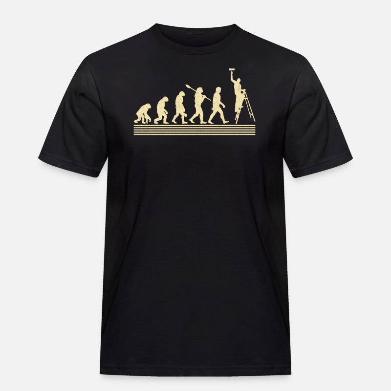 Painter evolution - Men's Workwear T-Shirt - black