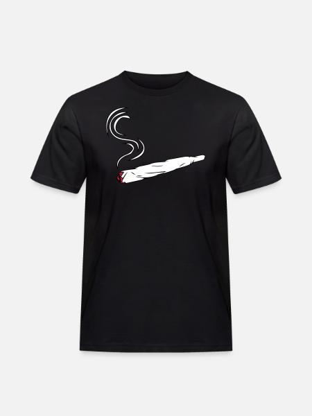 Kiffen joint design - Men's Workwear T-Shirt - black