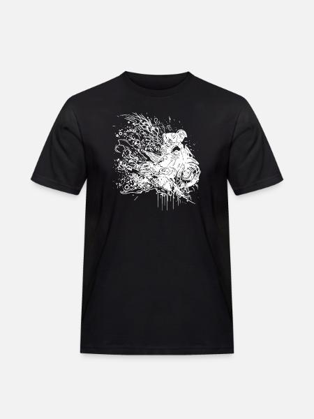 Racing Motorcycle Splash Style - Men's Workwear T-Shirt - black