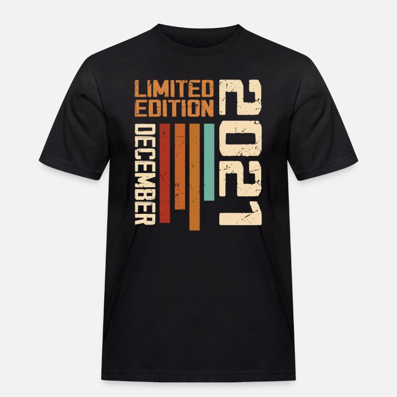 Dezember 2021 - 2021 Dezember - Männer Workwear T-Shirt - Schwarz