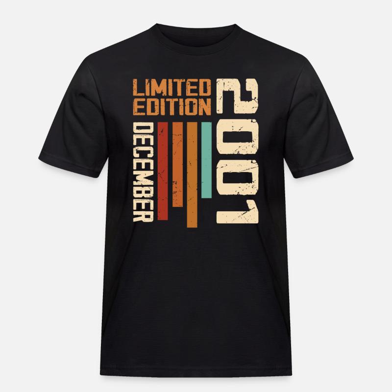 Dezember 2001 - 2001 Dezember - Männer Workwear T-Shirt - Schwarz
