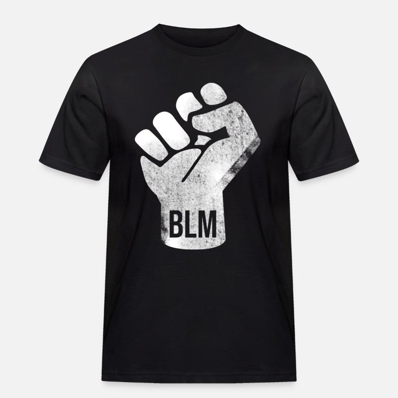 BLM Faust Design - Men's Workwear T-Shirt - black