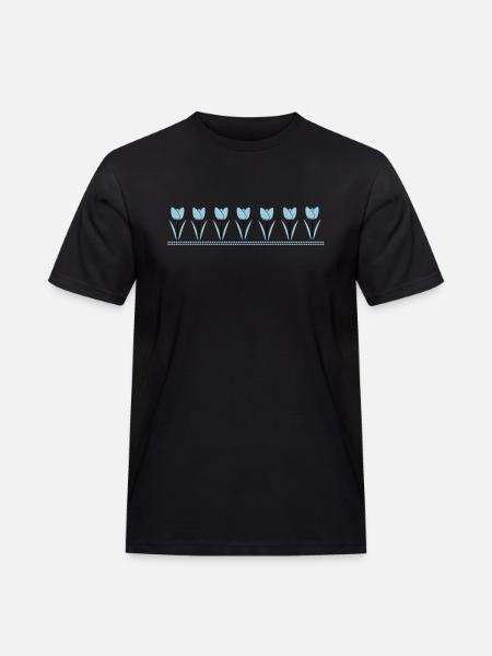 tulips - Men's Workwear T-Shirt - black