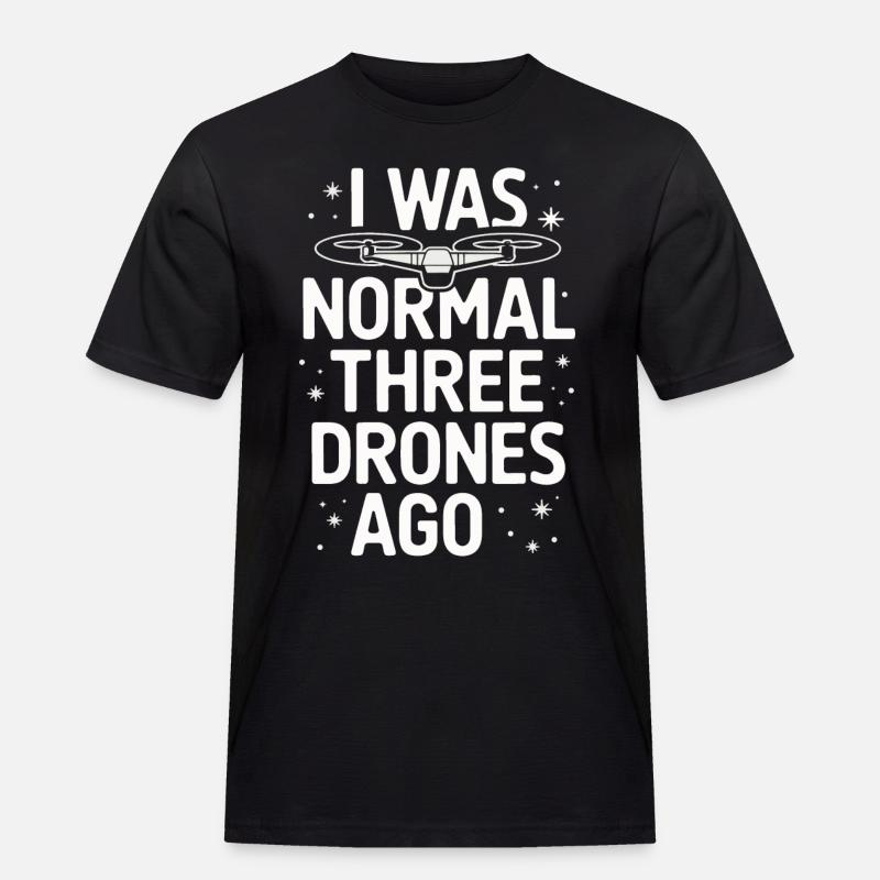 Dronen Pilot Quadrocopter Drone - Männer Workwear T-Shirt - Schwarz