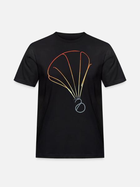 Retro Shuttlecock Sketch - Men's Workwear T-Shirt - black