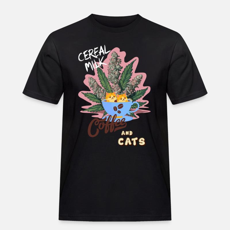 Cereal Milk C&C - Männer Workwear T-Shirt - Schwarz