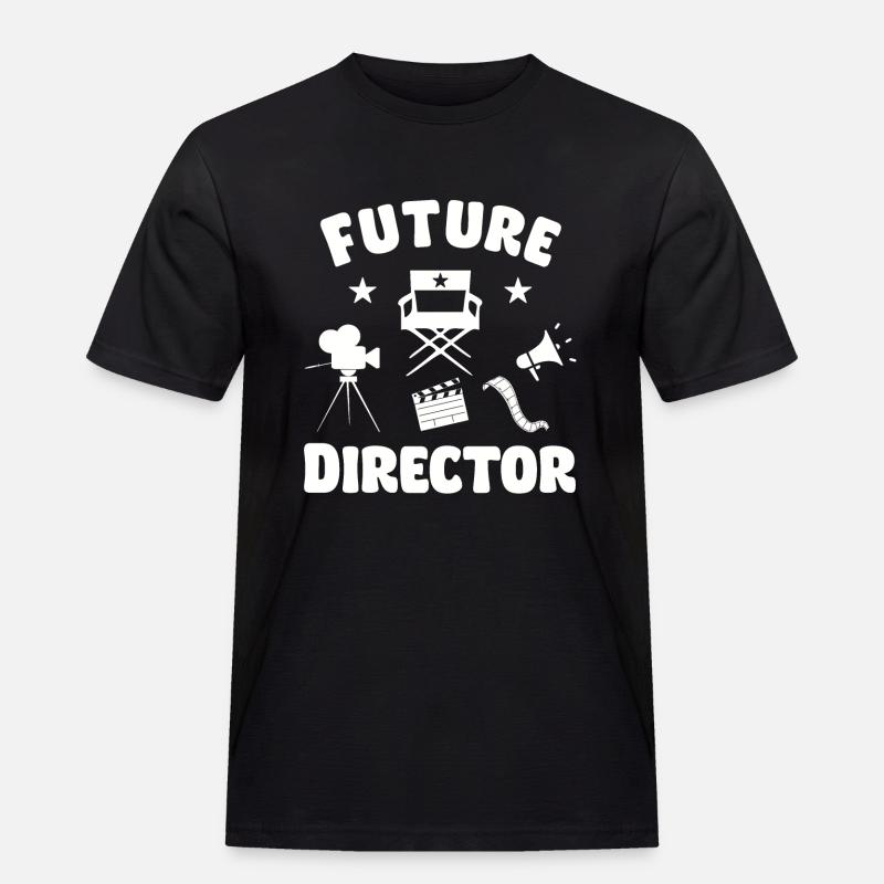 Future Director - Männer Workwear T-Shirt - Schwarz
