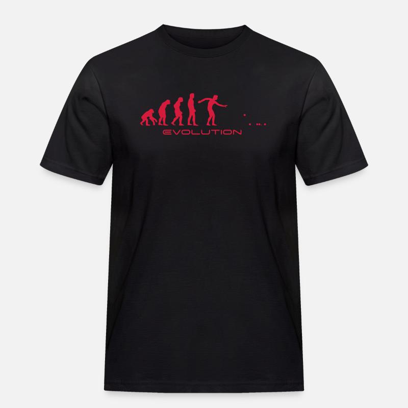 Eigelb Pétanque-T-Shirts - Männer Workwear T-Shirt - Schwarz
