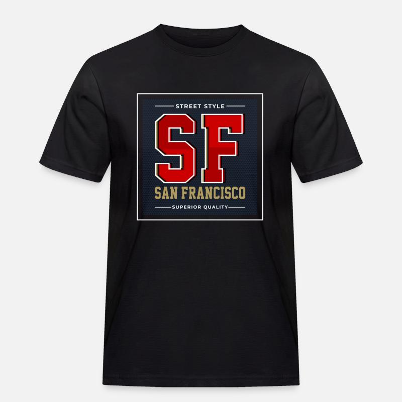 San Francisco - Men's Workwear T-Shirt - black