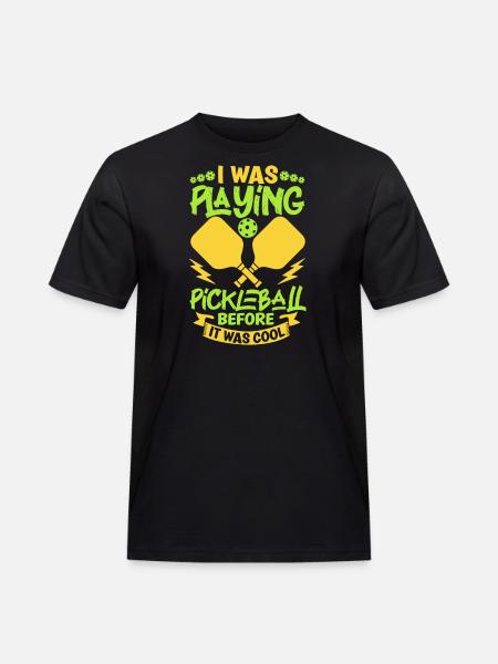 Pickleball Player Pickleball Paddle Pickleball - Men's Workwear T-Shirt - black