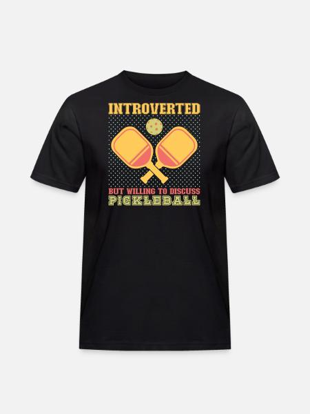 Pickleball Player Pickleball Paddle Pickleball - Men's Workwear T-Shirt - black