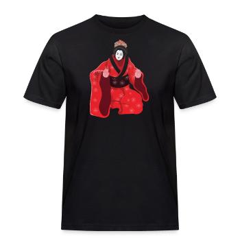Professeur d’art dramatique Professeur d’art dramatique - T-shirt Workwear homme - noir - Devant - AI Model Male 178 light (178cm)