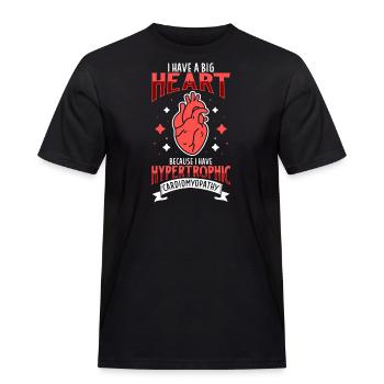 Heart Attack Open Heart Surgery Heart Surgery Gift - Männer Workwear T-Shirt - Schwarz - Vorne - AI Model Male 178 light (178cm)