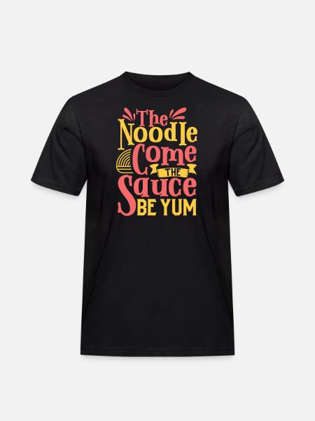 Atheistic Atheism Flying Spaghetti - Men's Workwear T-Shirt - black