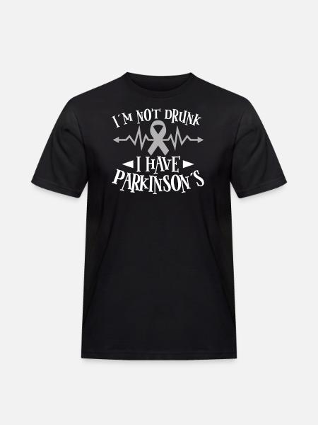 Parkinsons bevidsthedsgave til Parkinsons - Herre Workwear T-Shirt - sort