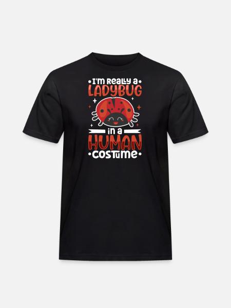 Ladybug Ladybug Entomology Insects - Men's Workwear T-Shirt - black