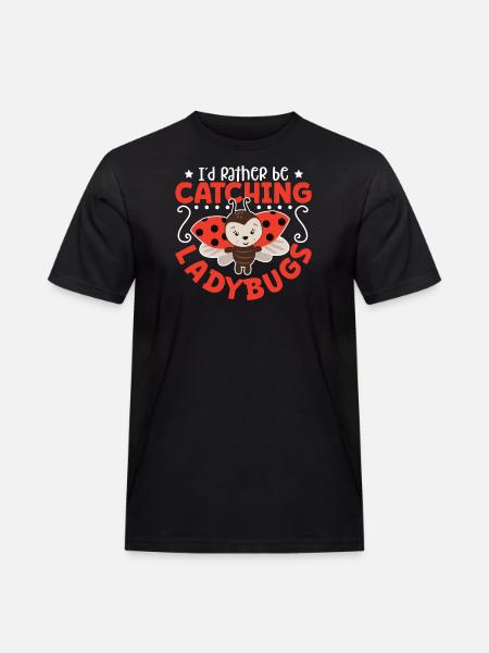 Ladybug Ladybug Entomology Insects - Men's Workwear T-Shirt - black