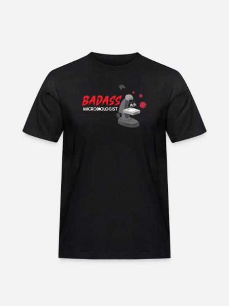 Microbiologist Microbiology Lab Staph Biology - Men's Workwear T-Shirt - black