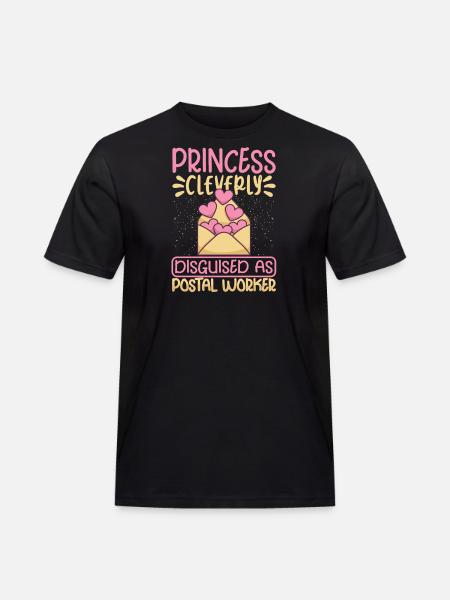 Postangestellte Postdame Postbote Post - Männer Workwear T-Shirt - Schwarz