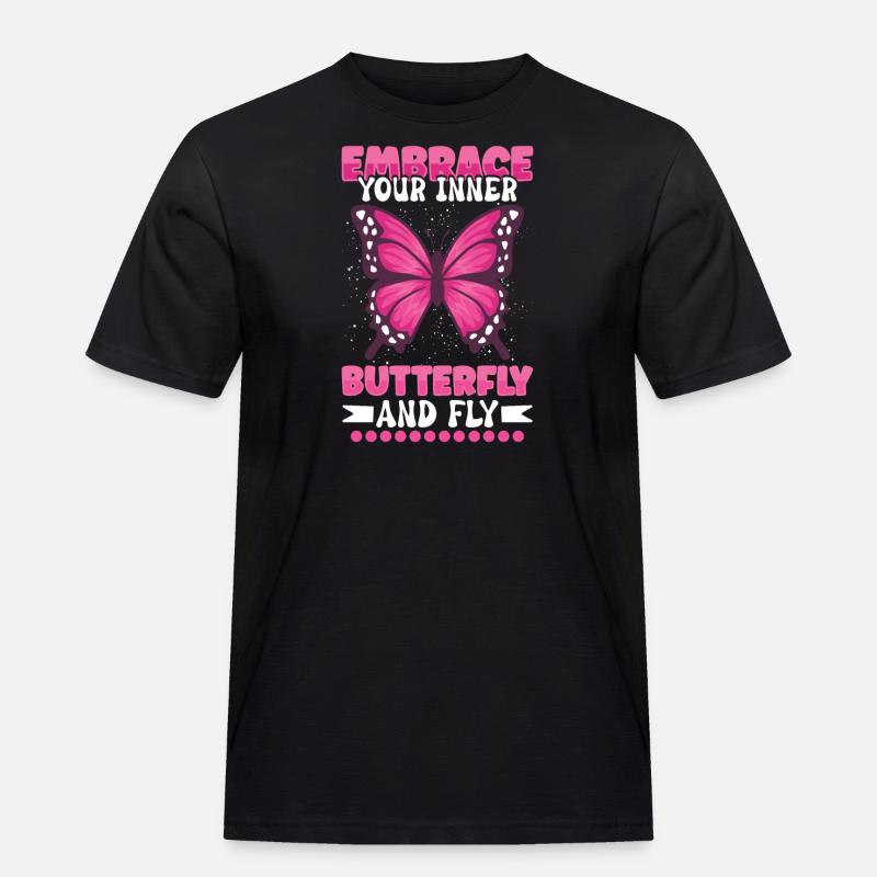 Insecte papillon monarque Monarque Habitat - T-shirt Workwear homme - noir
