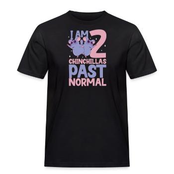 Chinchilla Liebhaber Geschenk Geschenkidee - Männer Workwear T-Shirt - Schwarz - Vorne - AI Model Male 178 light (178cm)