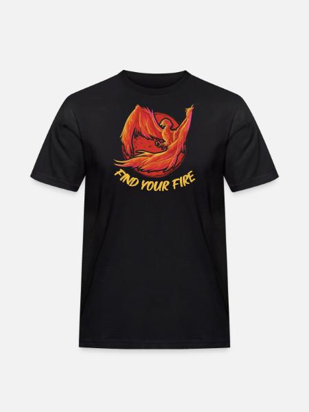 Phoenix Bird Mythical Creatures - Men's Workwear T-Shirt - black