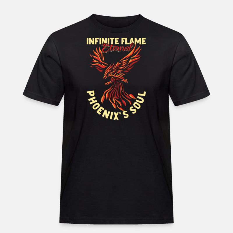 Phoenix Bird Mythical Creatures - Men's Workwear T-Shirt - black