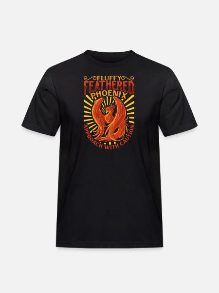 Phoenix Bird Mythical Creatures - Men's Workwear T-Shirt - black