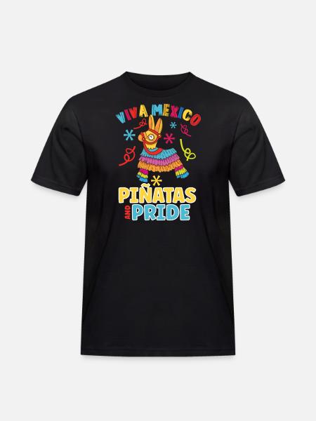 Mexicansk Piñata Fiesta Mexicansk arv - Herre Workwear T-Shirt - sort