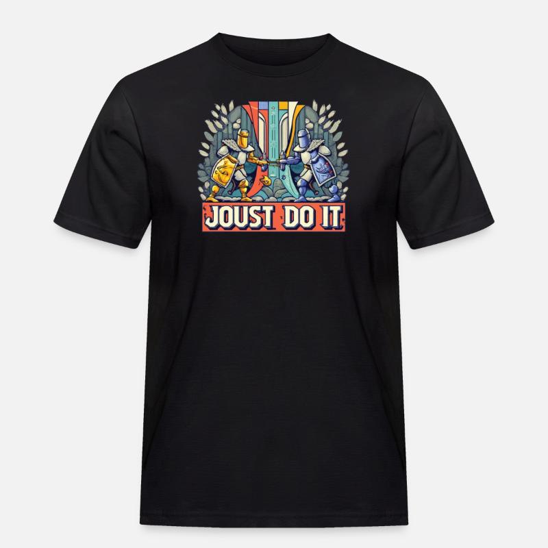 Ritterritter Mittelalterliche Renaissance-rüstung - Männer Workwear T-Shirt - Schwarz