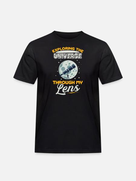 Astrophotography Astronomy Space Camera - Men's Workwear T-Shirt - black