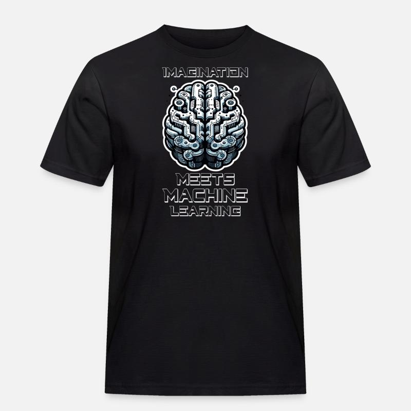 Artificial intelligence, machine learning, data - Men's Workwear T-Shirt - black