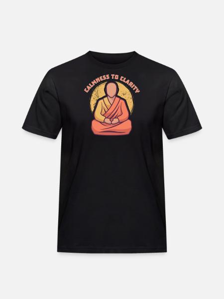 Yoga Mindfulness Practic Meditation Manifestation - Men's Workwear T-Shirt - black