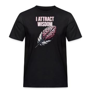 Yoga Mindfulness Practic Meditation Manifestation - Männer Workwear T-Shirt - Schwarz - Vorne - AI Model Male 178 light (178cm)