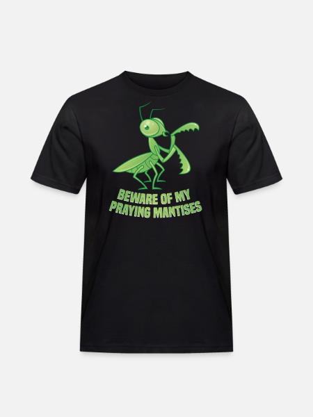 Gottesanbeterin-kostüm Futtergehege - Männer Workwear T-Shirt - Schwarz