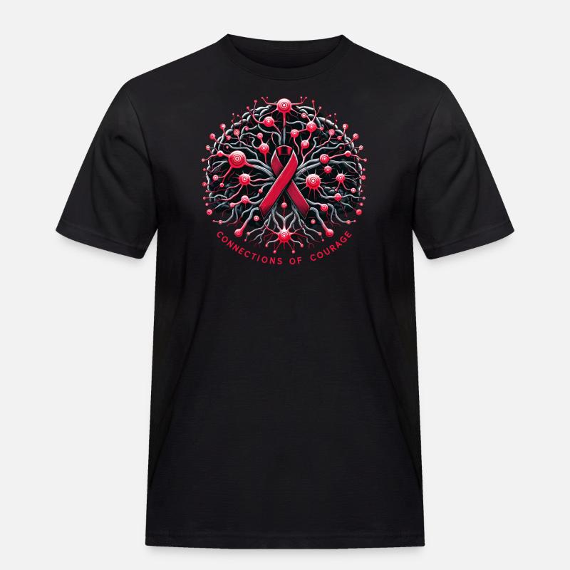Schlaganfall-überlebende Schlaganfall-bewusstsein - Männer Workwear T-Shirt - Schwarz