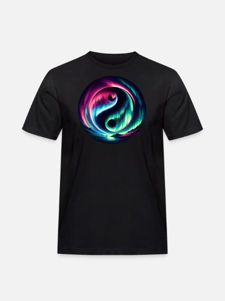 Polarlicht-aurora-verfolger Alaska Wilderness - Männer Workwear T-Shirt - Schwarz