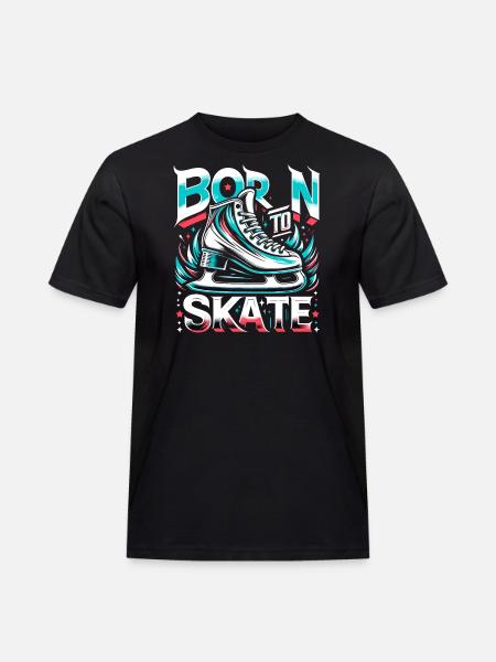 Ice Skating Ice Skaters - Men's Workwear T-Shirt - black