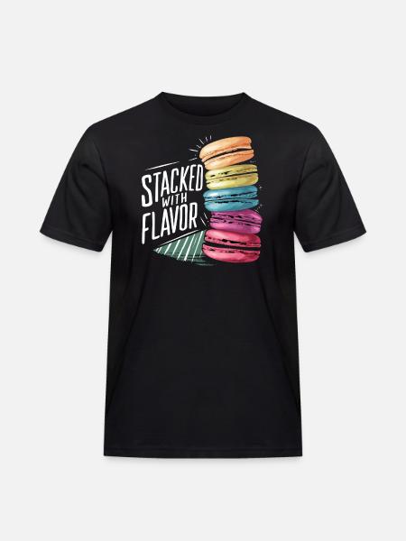 Macaron lovers French macarons - Men's Workwear T-Shirt - black