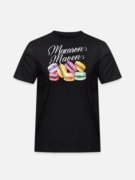 Macaron lovers French macarons - Men's Workwear T-Shirt - black