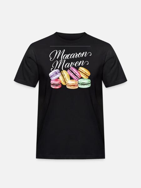 Macaron lovers French macarons - Men's Workwear T-Shirt - black