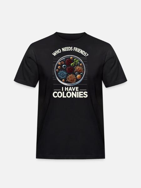 Microbiologist Microbiology Lab Staph Biology - Men's Workwear T-Shirt - black